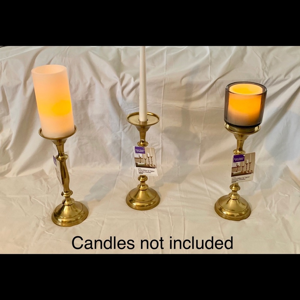 Gold Candle holder
